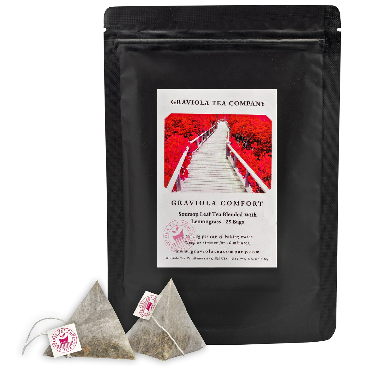 Graviola Comfort - Soursop & Lemongrass tea bags